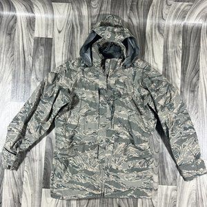 All-Purpose Parka MEDIUM Environmental Camouflage, APECS, USAF Tiger Stripe